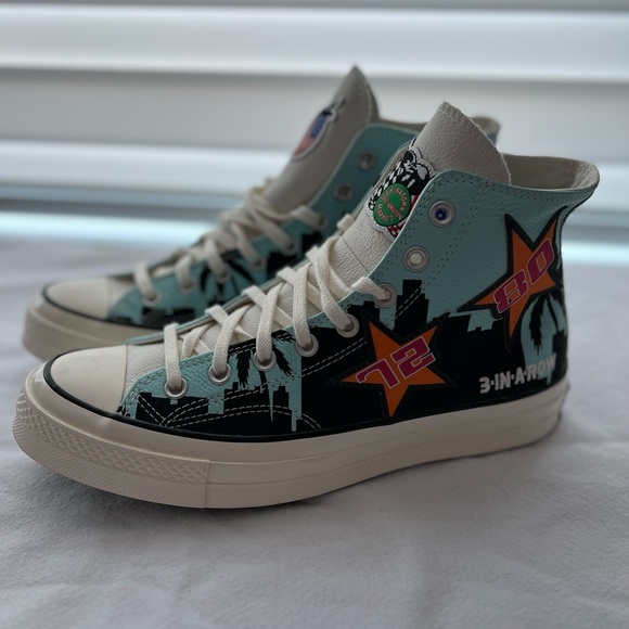 Converse Chuck Taylor All Star 70 Hi x Chinatown Market NBA - Men Size 9 - Picture 2 of 7